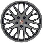 21-inch Panamera SportDesign wheels painted in Satin Platinum