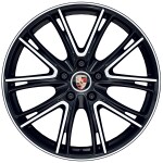 21-inch Panamera Exclusive Design wheels painted in Black (high-gloss)