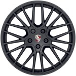 21-inch RS Spyder Design wheels in satin Black with wheel arch extensions in exterior colour
