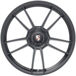 20-/21-inch Turbo S wheels painted in Satin Black