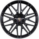 21-inch RS Spyder Design wheels painted in Black (high-gloss)