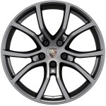 21-inch Cayenne Exclusive Design wheels in Vesuvius Grey