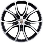 21-inch Cayenne Exclusive Design wheels in Chromite Black Metallic