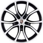 21-inch Cayenne Exclusive Design wheels in Chromite Black Metallic
