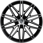 22-inch RS Spyder Design wheels in Black (high-gloss)