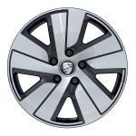 Wheels painted in Vesuvius Grey