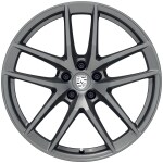  20-დუიმიანი ვერცხლისფერი (dark titanium) დისკები Macan S