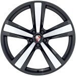 21-дюймовые колесные диски Exclusive Design Sport черного глянцевого цвета.