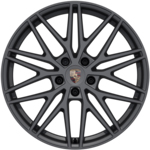 21-дюймовые диски RS Spyder Design окрашены в серый цвет - Vesuvius Grey, c окрашенными расширителями колёсных арок