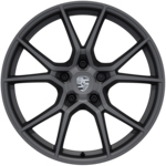 20-дюймовые диски Cayenne S окрашены в серый цвет - Vesuvius Grey