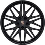 21-inch RS Spyder Design wheels painted in Black (silk gloss)