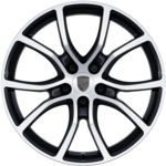 21-inch Cayenne Exclusive Design wheels in Chromite Black Metallic