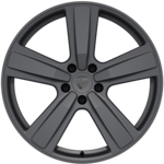 22-inch Exclusive Design Sport wheels painted in Vesuvius Grey