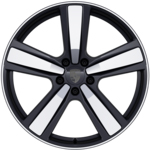 22-inch Exclusive Design Sport wheels painted in Chromite Black Metallic