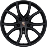 21" Cayenne Exclusive Design wheels in Satin Black