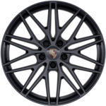 21" RS Spyder Design Wheels in Chromite Black Metallic