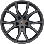 21-inch Cayenne Exclusive Design wheels in Vesuvius Grey (fully painted)