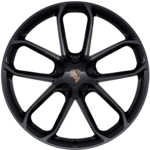 22-дюймове колесо GT Design, пофарбоване в чорний колір (глянець)