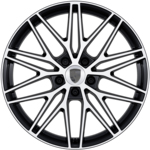 Cerchi RS Spyder Design da 21 pollici con estensione dei passaruota nel colore dell'esterno