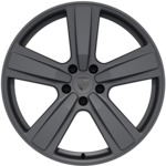 22" Exclusive Design Sport Wheels in Vesuvius Grey