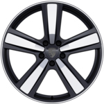 22" Exclusive Design Sport Wheels in Chromite Black Metallic