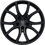 21-дюймовые колесные диски Cayenne Exclusive Design черного цвета (шелковый блеск)