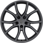 21-inch Cayenne Exclusive Design wheels in Vesuvius Grey