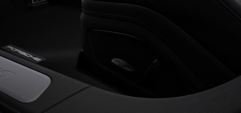 Seat consoles in leather (front)
