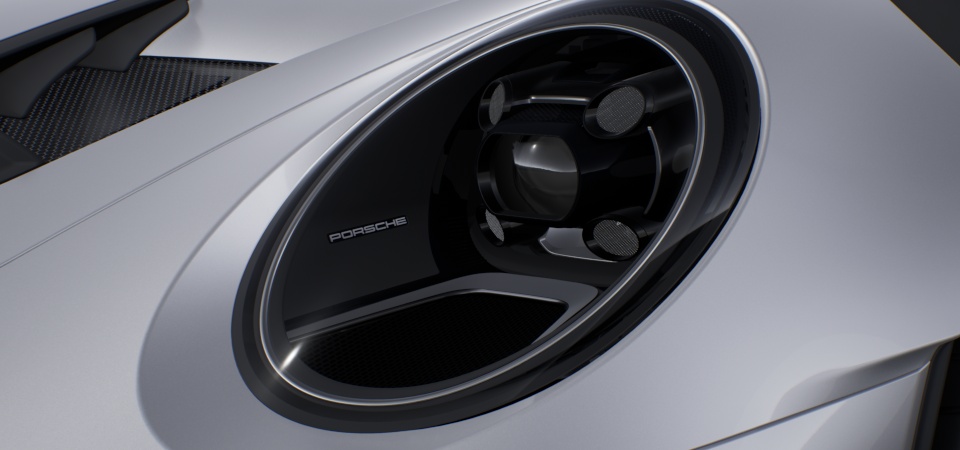LED main headlights  in Black incl. Porsche Dynamic Light System (PDLS)