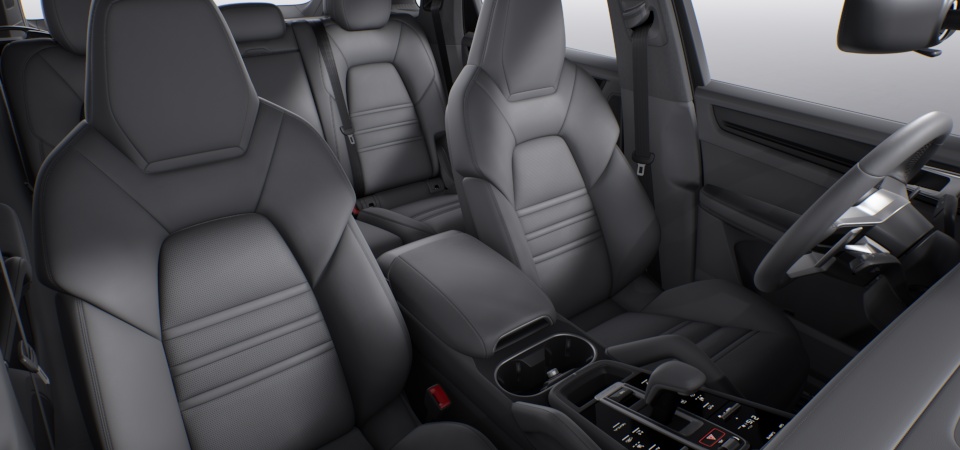Partial leather interior in standard colour, Slate Grey