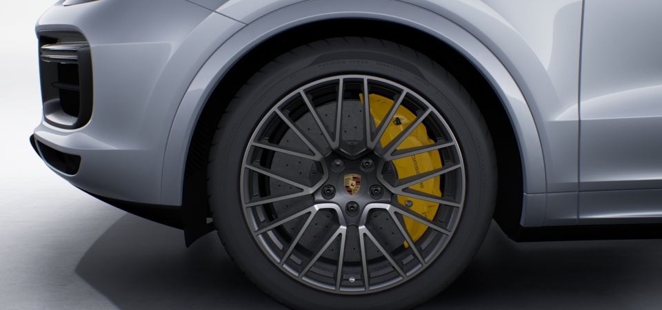 Porsche Surface Coated Brakes (PSCB) - Étriers de frein peints en Jaune