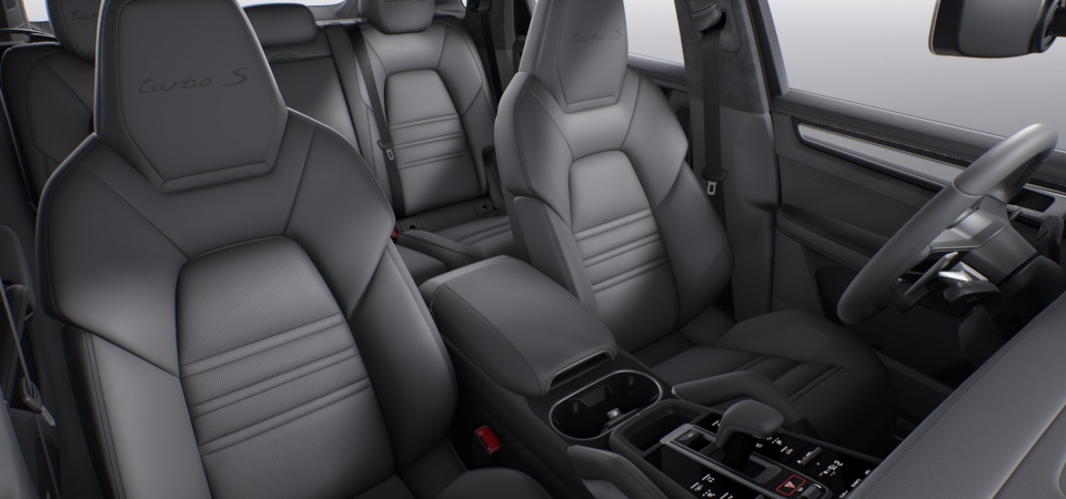 Leather interior in in standard colour, smooth-finish leather  Slate Grey