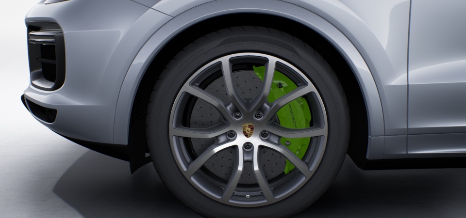 21-inch Cayenne Exclusive Design wheels incl. wheel arch extensions in exterior colour