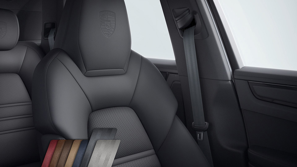 Seat belts slate grey