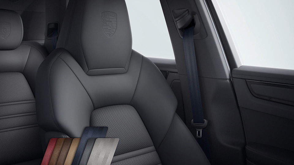 Seat belts graphite blue