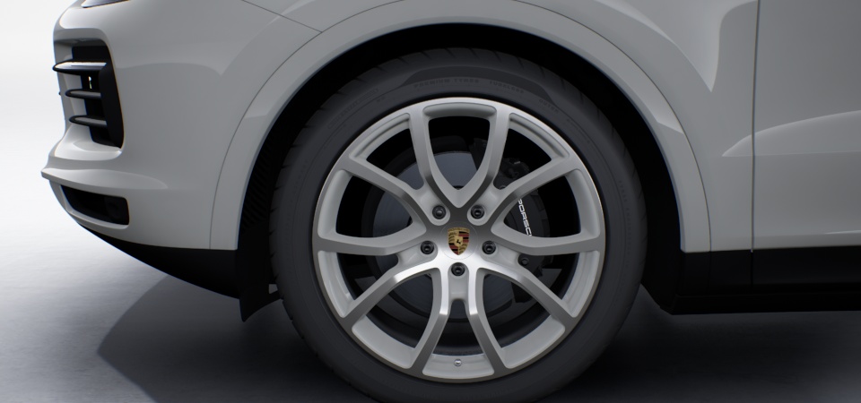 21吋 Cayenne Exclusive Design 輪圈施以車身同色烤漆，含車身同色輪拱造型