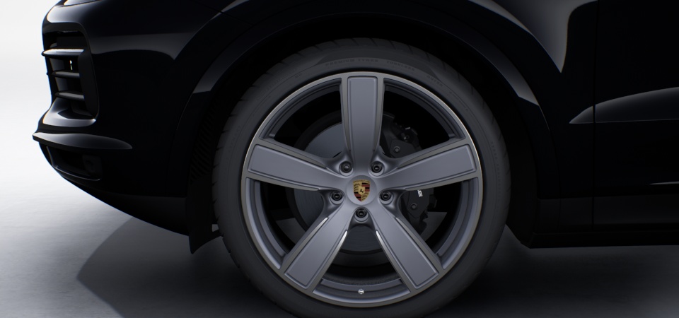 22-inch Cayenne Sport Classic wheels incl. wheel arch extensions in exterior colour