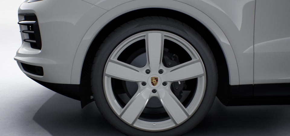 22-inch Cayenne Sport Classic wheels painted in exterior colour incl. wheel arch extensions in exterior colour