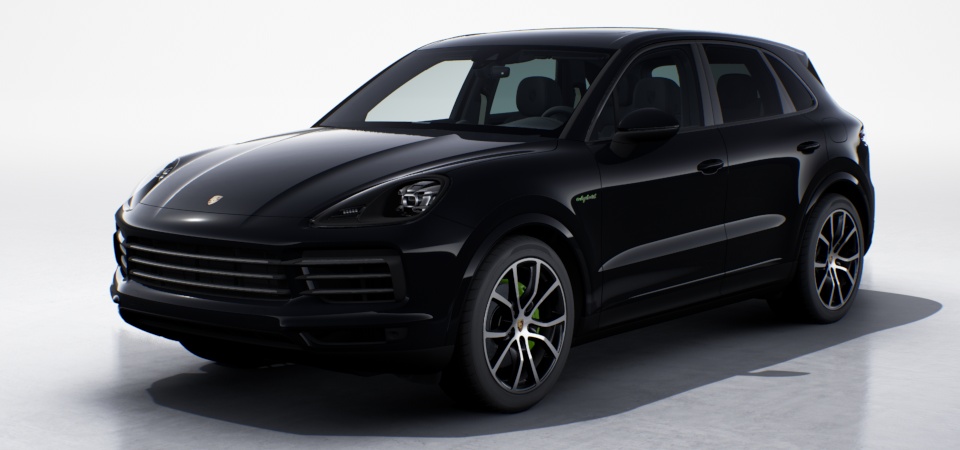 21" Cayenne Exclusive Design Wheels in High Gloss Black incl. Wheel Arch Extensions in Exterior Colour