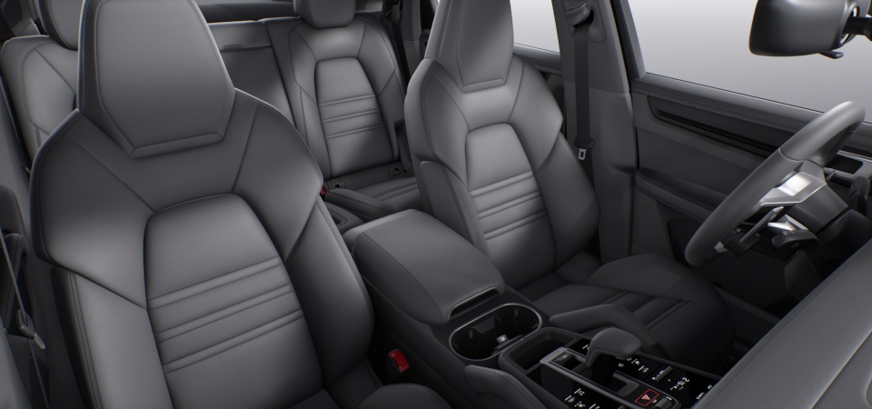Leather interior in in standard colour, smooth-finish leather  Slate Grey