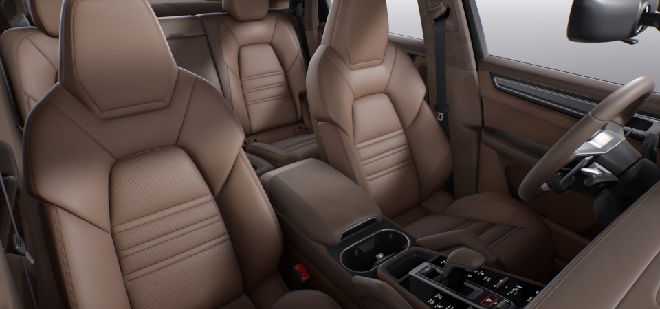 Club Leather Interior in Truffle Brown/Cohiba Brown