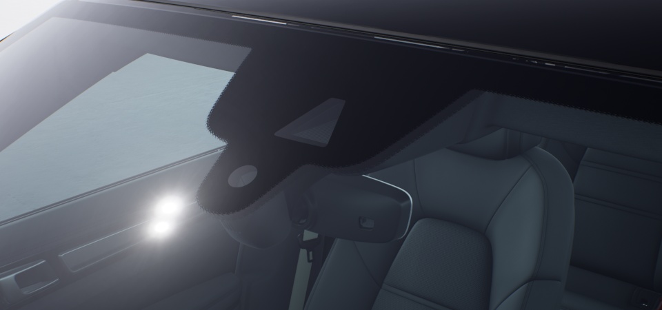 Phares à LED teintés avec Porsche Dynamic Light System (PDLS)
