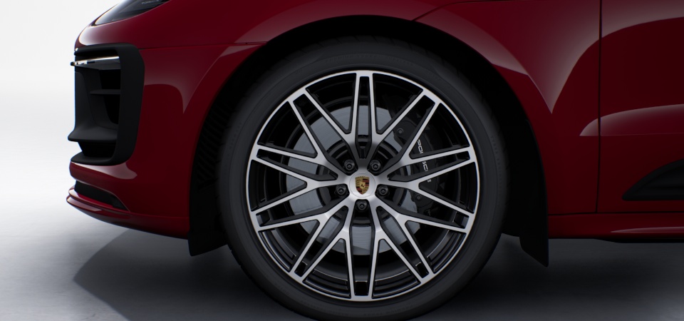 Porsche Surface Coated Brake (PSCB) - Etriers de frein peints en Noir (finition brillante)