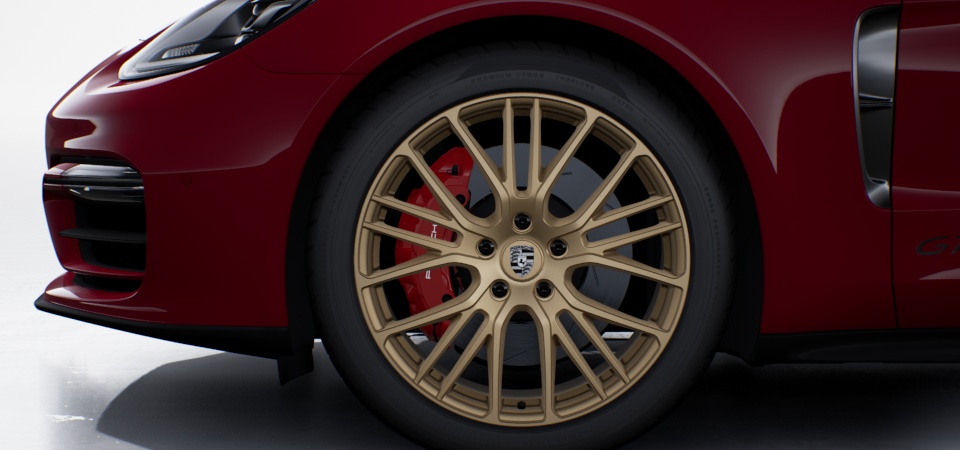 21 英寸缎纹金色涂漆 Exclusive Design 运动型车轮