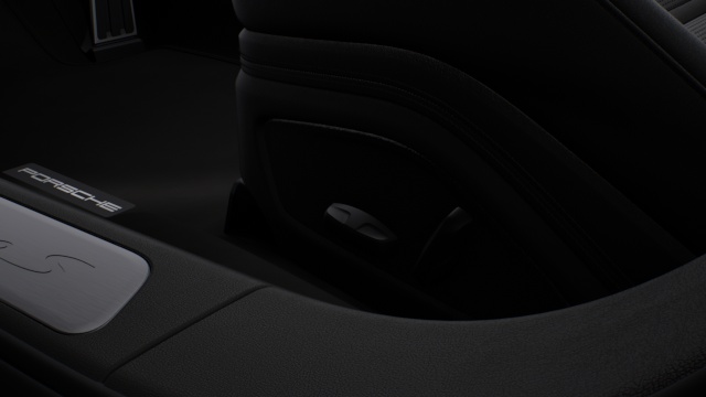 Seat consoles in leather (front and rear)
