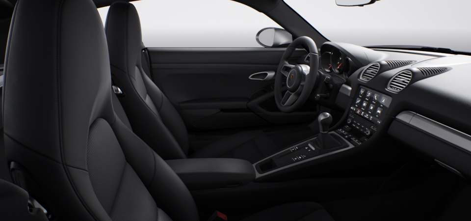 Standard Interior in Black i.c.w. Leather Sport Seats Plus