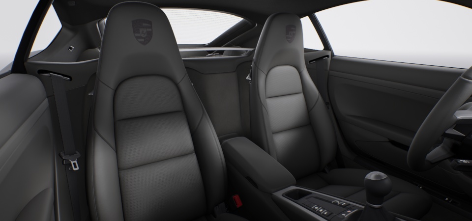 Porsche Crest on headrests