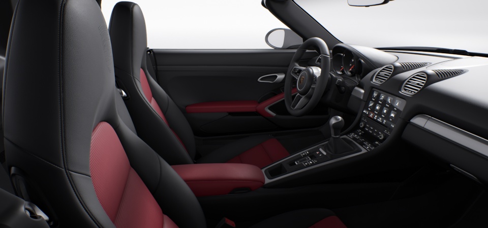 Standard Interior in Black/Bordeaux Red with Leather Package (i.c.w. Sport Seats)