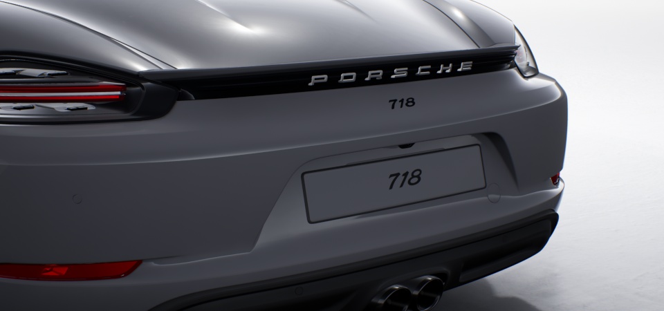 '718' logo painted in Black (high-gloss)