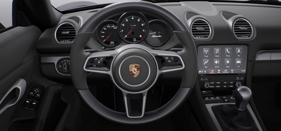 Heated Multifunction Sport Steering Wheel in Carbon Fibre